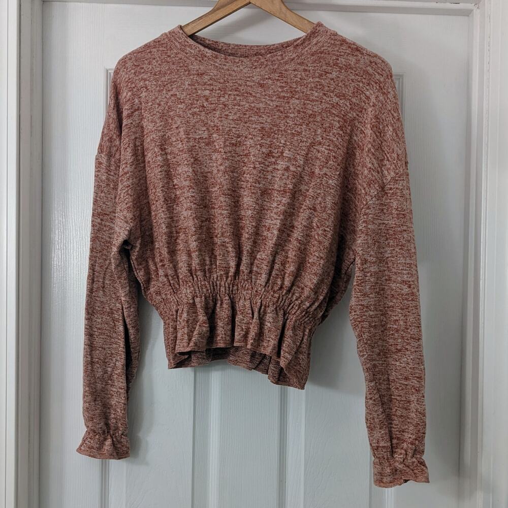 Poof New York long full sleeve knit top